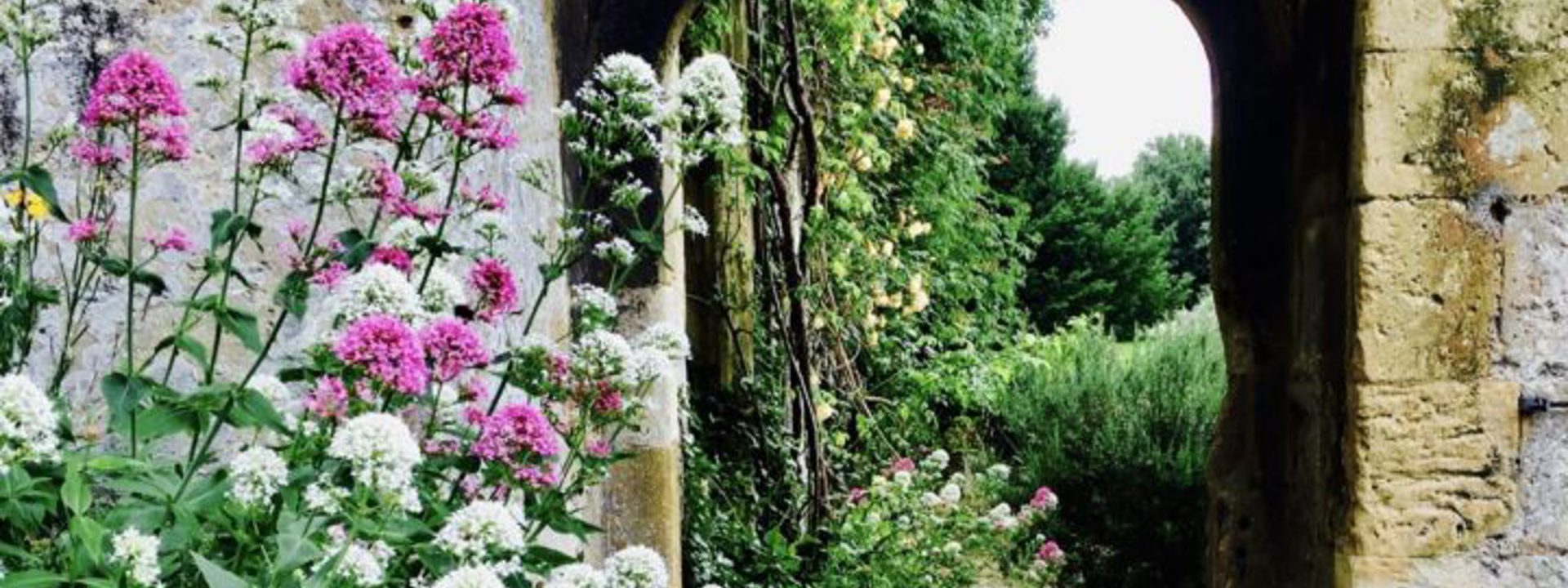 The doorway into the ruins at Sudeley 